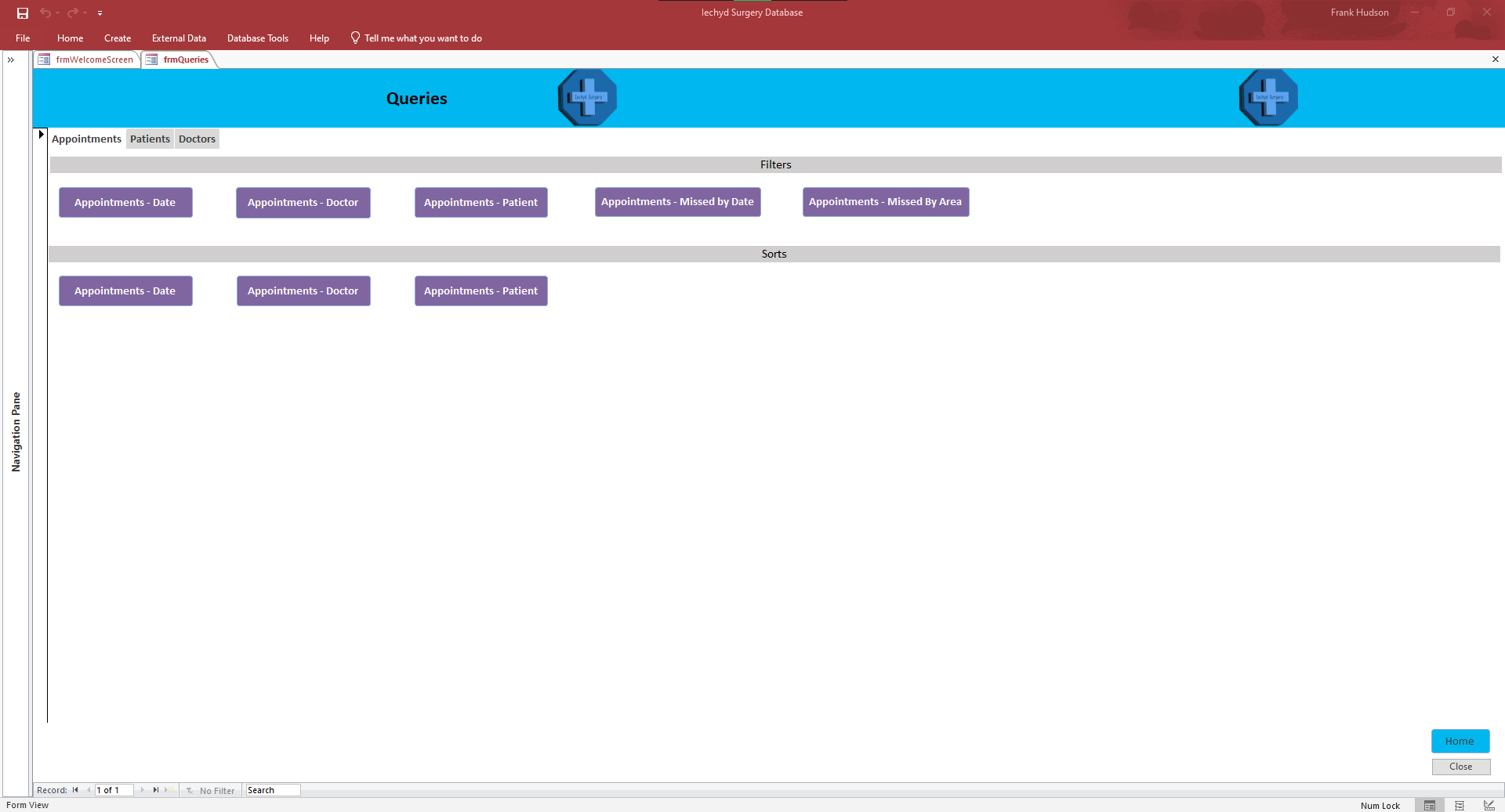 query access point form